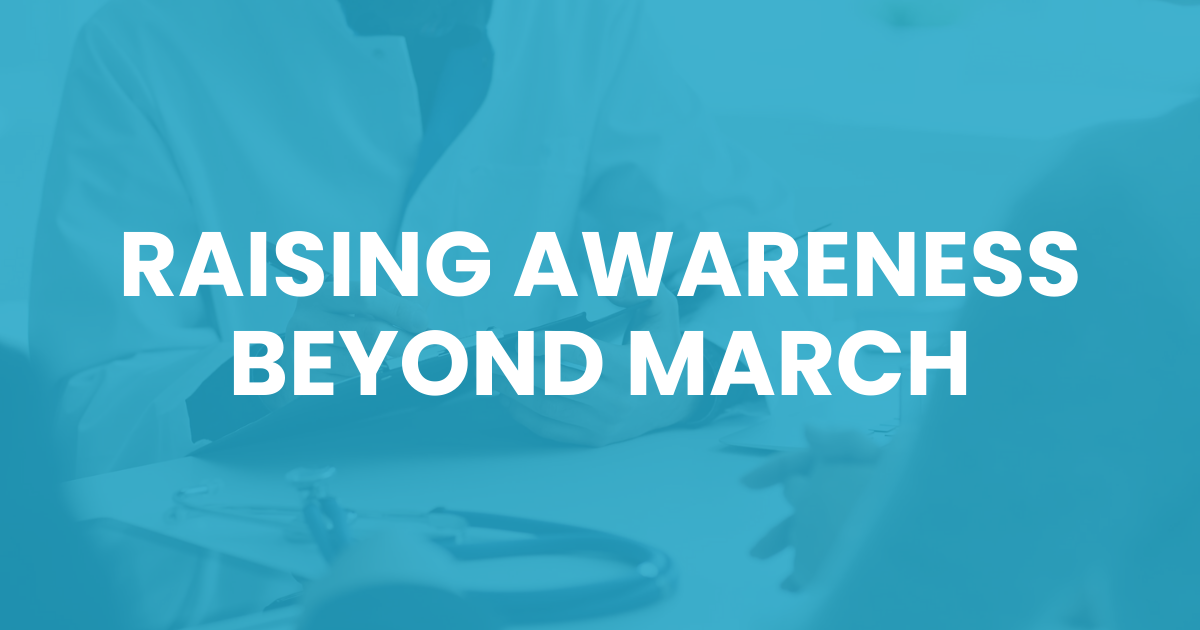 raising awareness this march